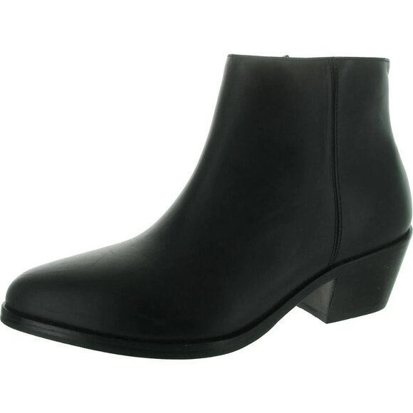 Nisolo Marisa Inside Zip Boot 7.5 Black Leather Ankle Boots Womens Size - Picture 2 of 6